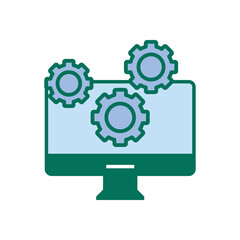 data management icon, project management vector