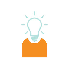 idea icon, creative vector, light illustration