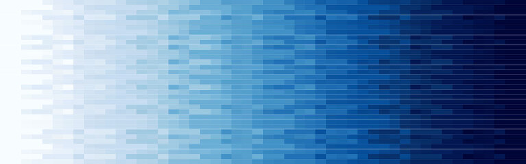 Abstract blue gradient mosaic banner background. Vector illustration.