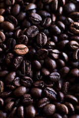 Coffee beans texture and background for design