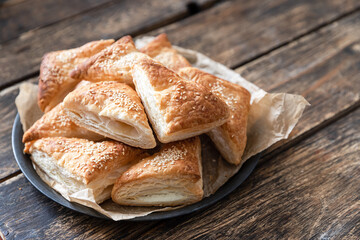 Traditional Burekas filled with cheese