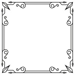 square border design