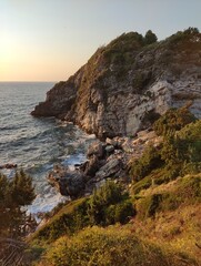 cliffs of moher at sunset
