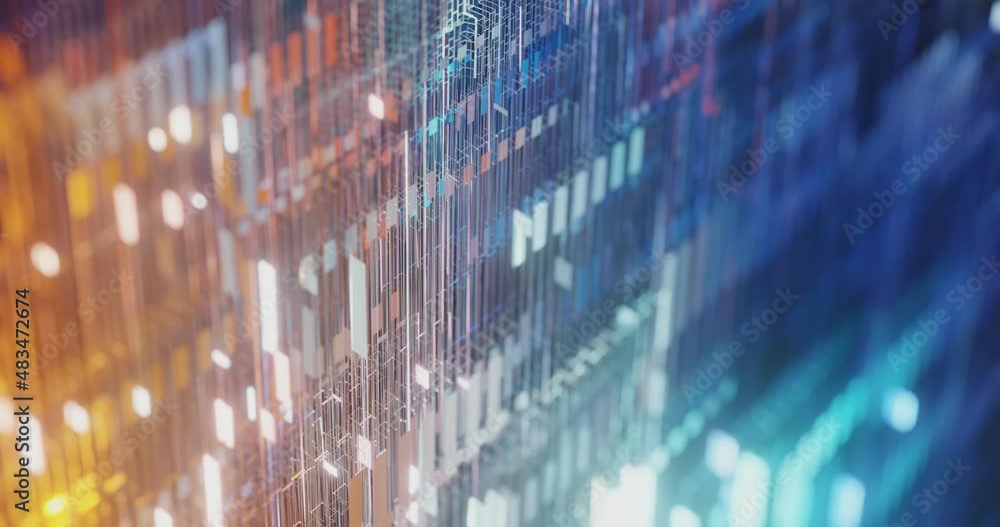 Poster abstract futuristic circuit board, electronic motherboard. hi-tech data processing concept, futurist