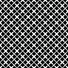 Black and white surface pattern texture. Bw ornamental graphic design. Mosaic ornaments. Pattern template. Vector illustration.