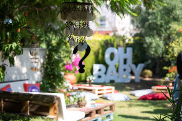 Baby Shower, oh baby, party organization consept, organizational space, organization decoration