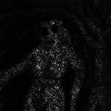 Nymph in the dark forest, dark fantasy and cosmic horror art