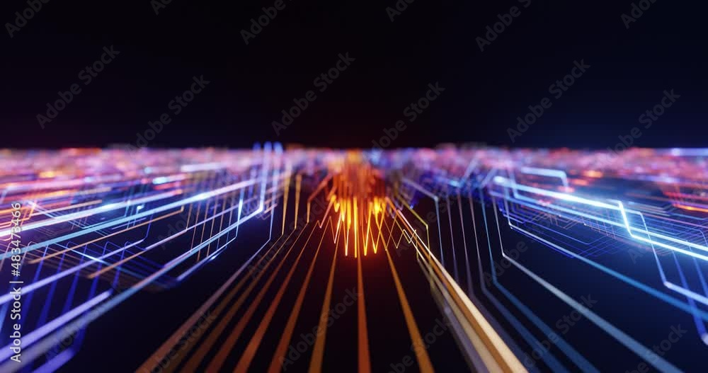 Poster data transition, internet super highway. high speed communication, hi-tech technology background. cy