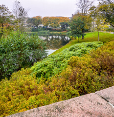 Autumn colours at the Andries Bickerweg in The Hague