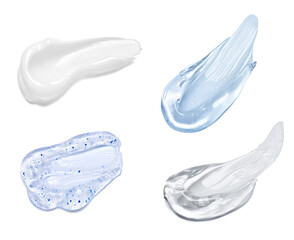 cream white makeup beauty lotion cosmetic skin care liquid sample clean facial water gel blue drop...