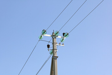 high voltage power lines	