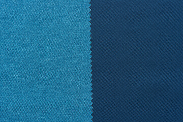 fabric background in two shades of blue