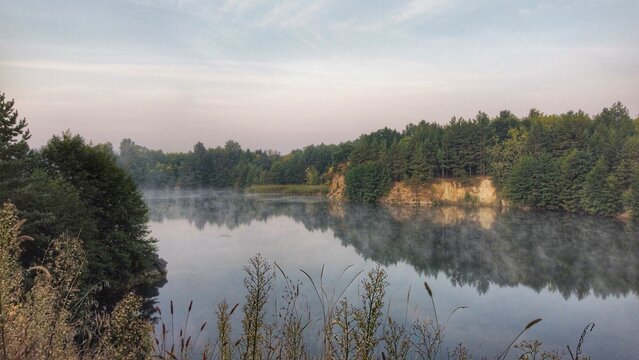 fog over the river