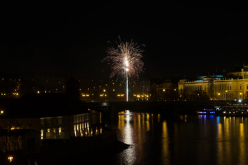 Sylvester Fireworks Prague
