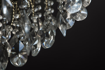 crystal chandelier close-up