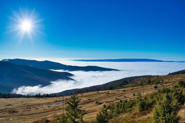 landscape with clouds