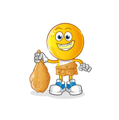 emoticon head cartoon ancient. cartoon mascot vector