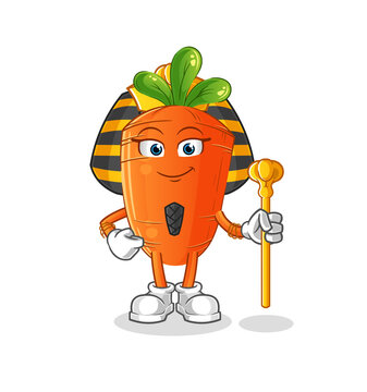 recommend clip art: carrot ancient egypt cartoon. cartoon mascot vector
