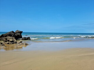 Fototapeta na wymiar BEAUTIFULL PERUVIAN BEACH.
