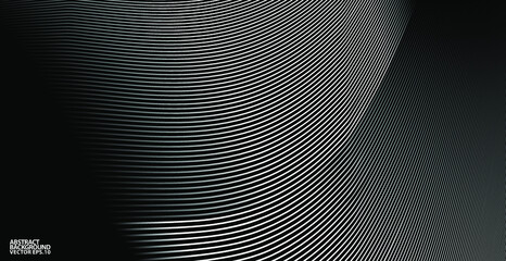 Fototapeta premium Abstract pattern line wave simple seamless, smooth pattern, web design, greeting card, textile, Technology background, Eps 10 vector illustration