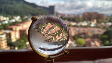 Bogotá Reflejo en Esfera