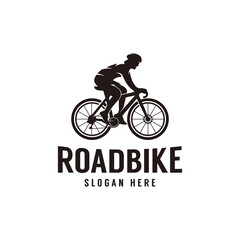Fototapeta na wymiar Bicycle road bike logo design vector template