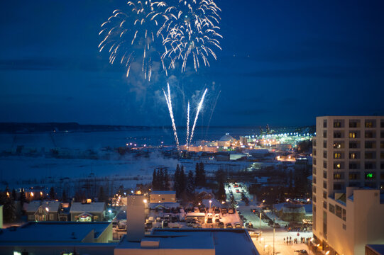 Fireworks in Anchorage, Alaska