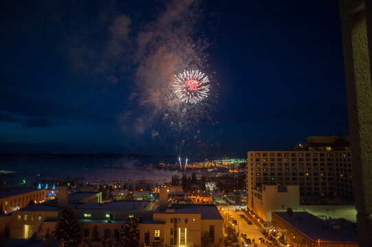 Fireworks in Anchorage, Alaska