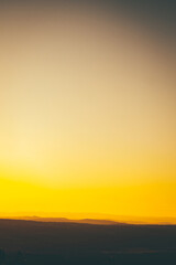 sunset over the mountains