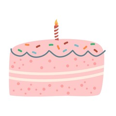 Still life of birthday elements
