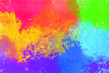 Colorful watercolor rainbow background