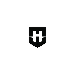 wh latter vector logo abstrack