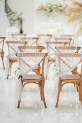 wedding chair decoration, event chair
