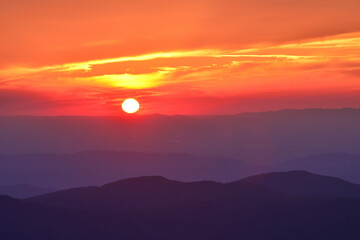 アメリカ夜景、北米田舎の一般的な風景