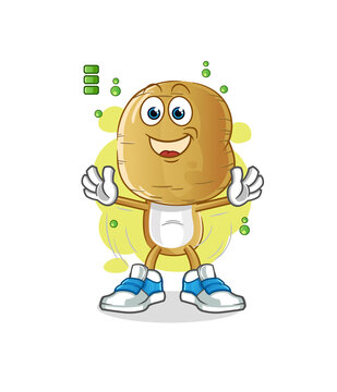 recommend clip art: potato head cartoon full battery character. cartoon mascot vector