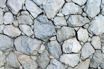 Closeup of stone wall