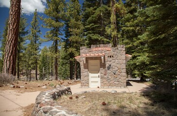 Loomis Seismograph Station in Lassen Volcanic National Park, California