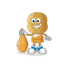 potato head cartoon ancient. cartoon mascot vector