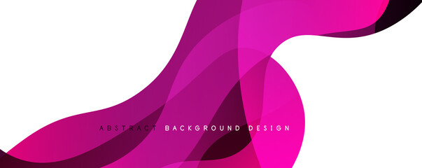 Trendy simple fluid color gradient abstract background with dynamic wave line effect. Vector Illustration For Wallpaper, Banner, Background, Card, Book Illustration, landing page