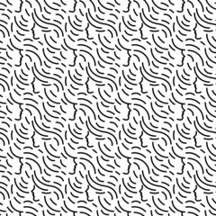 Long hair style woman pattern