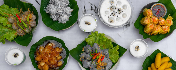 Thai-Chinese Mixed Desserts and Sweet Food 