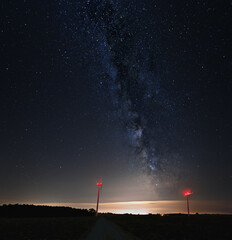 Naklejka premium Milky Way