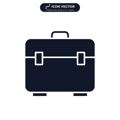 Tools Box icon symbol template for graphic and web design collection logo vector illustration