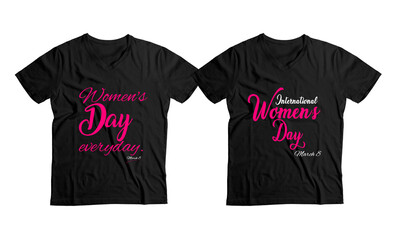 international women's day t-shirt design