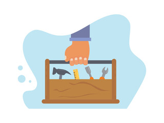 Builder vector illustration