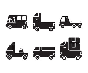 car and transportation icons set