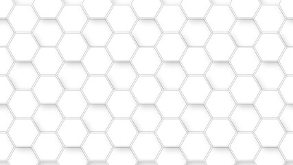 hexagon concept design abstract technology background vector EPS, Abstract white hexagon concept background, soft white background.