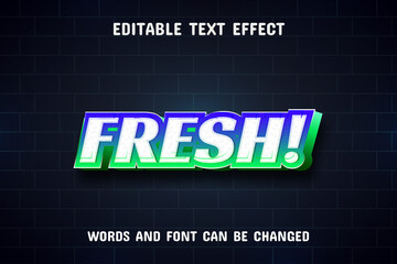 Fototapeta na wymiar Awesome text - editable text effect