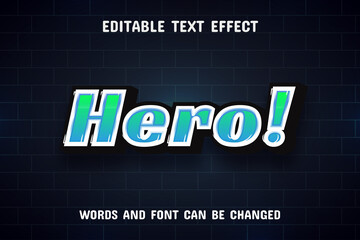 Blow text - editable text effect