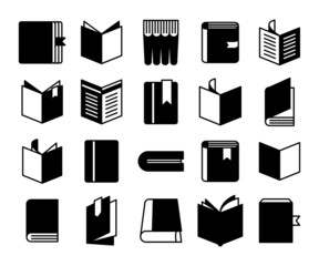 books and documents icons set